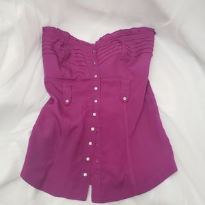 2b bebe Purple Tube Top